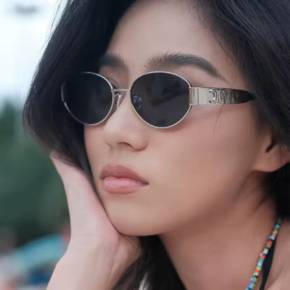 Retro Oval Sunglasses