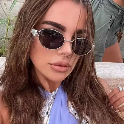 Retro Oval Sunglasses