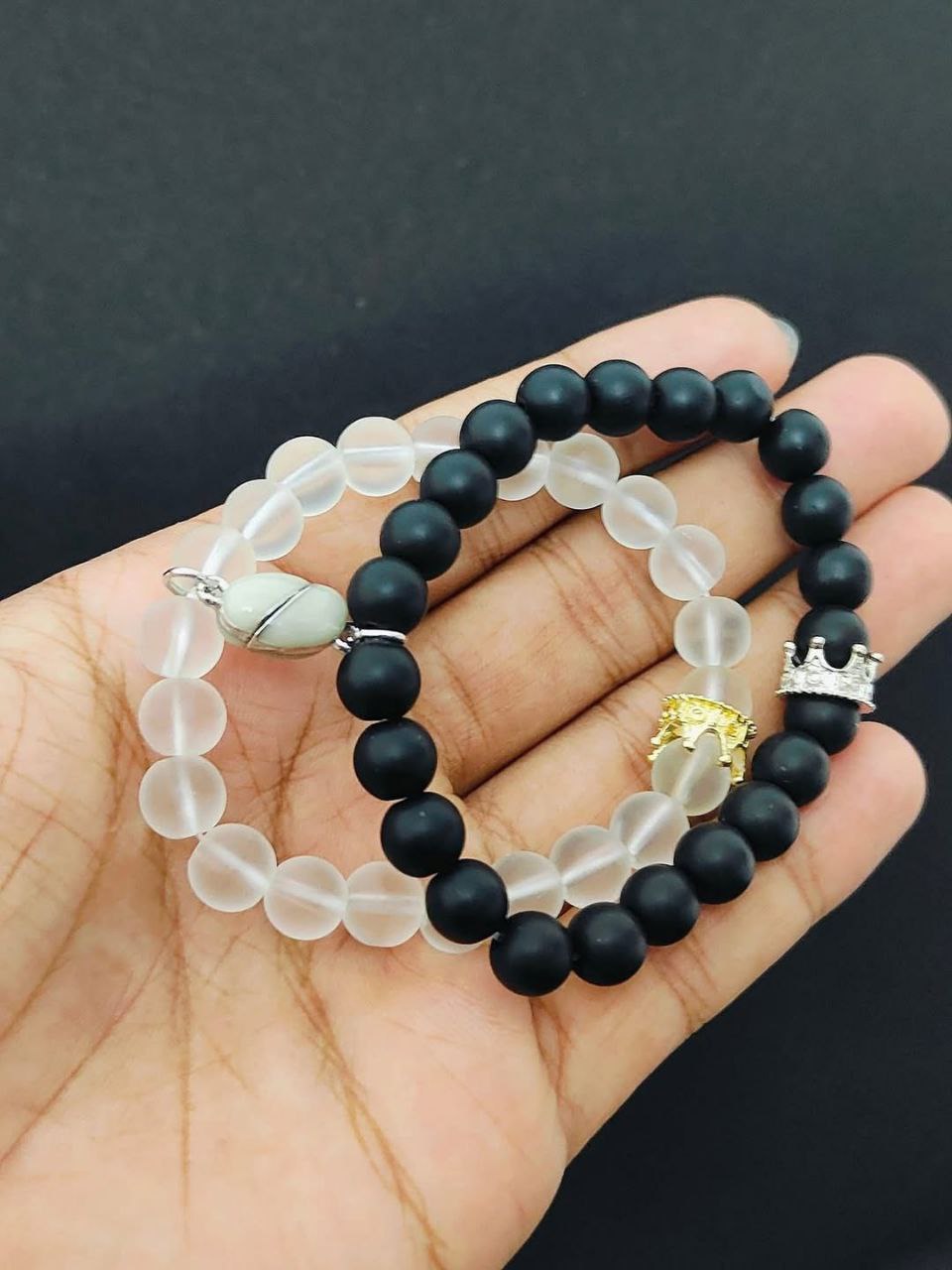 Radium Couple Magnetic  Bracelet