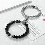 Glass Beads Couple Bracelet