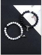 Glass Beads Couple Bracelet