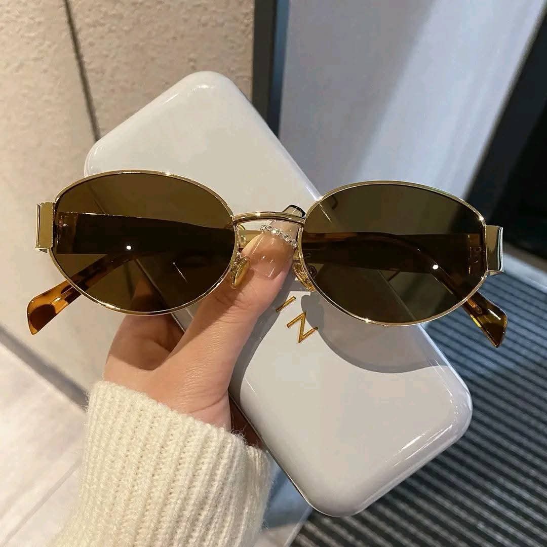 Retro Oval Sunglasses